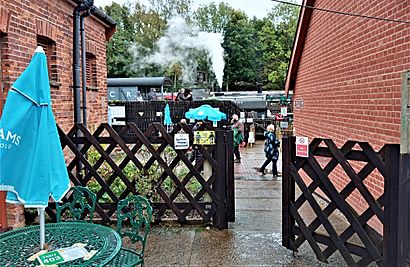 Whitwell & Reepham station and steam train.jpg