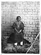 Wife of the great Navajo Chief Manuelito, the last Navajo chief, ca.1900 (CHS-3245)