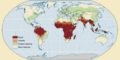 World-map-of-past-and-current-malaria-prevalence-world-development-report-2009