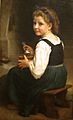 'Girl Eating Porridge' by William Adolphe Bouguereau, Cincinnati Art Museum