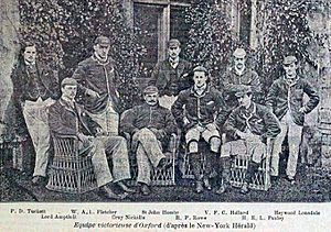 Équipe d'Oxford en 1890