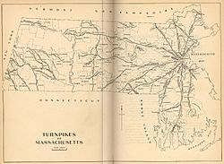 19th century turnpikes Massachusetts