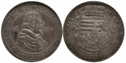 1 thaler Leopold V of Austria - 1621