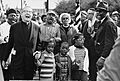 Abernathy Children on front line leading the SELMA TO MONTGOMERY MARCH for the RIGHT TO VOTE