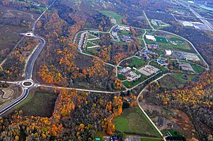 Aerial photo of SUNYIT in Fall 2011