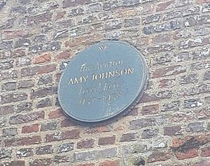 Amy Johnson Risborough Plaque