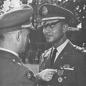 Arthur Gregg with Legion of Merit