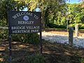 Berkley-Dighton Bridge Heritage Park sign