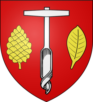 Blason de la ville de Koestlach (68)