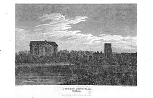 Brayley(1820) p5.029 - Hackney Church, Middlesex