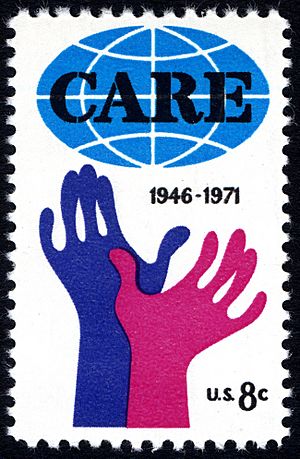 CARE 8c 1971 issue U.S. stamp