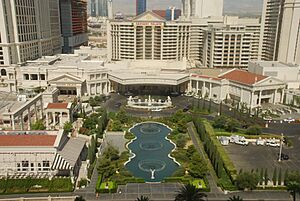Caesars Palace from nearby hotel (2)