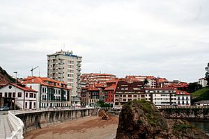 View over Candás