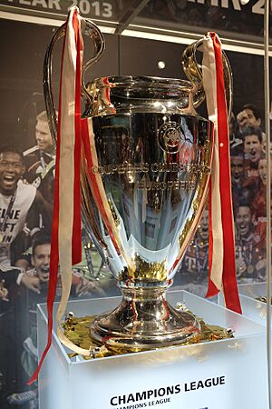 Champions League trophy from the 2013 treble season.