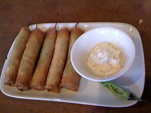 Cheese Stick w Green Peppers (cheese lumpia)