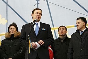 Chris Murphy in Kyiv