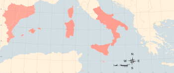Territories subject to the Crown of Aragon in 1441