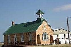 Town hall on Wisconsin Highway 95