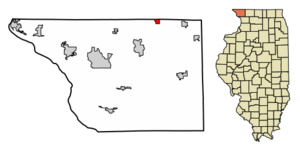Location of Apple River in Jo Daviess County, Illinois