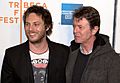 Duncan Jones and David Bowie at the premiere of Moon