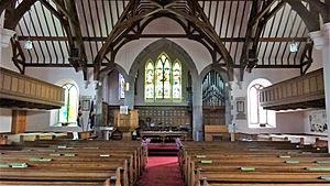 Dunnottar Church interior, Stonehaven, Aberdeenshire