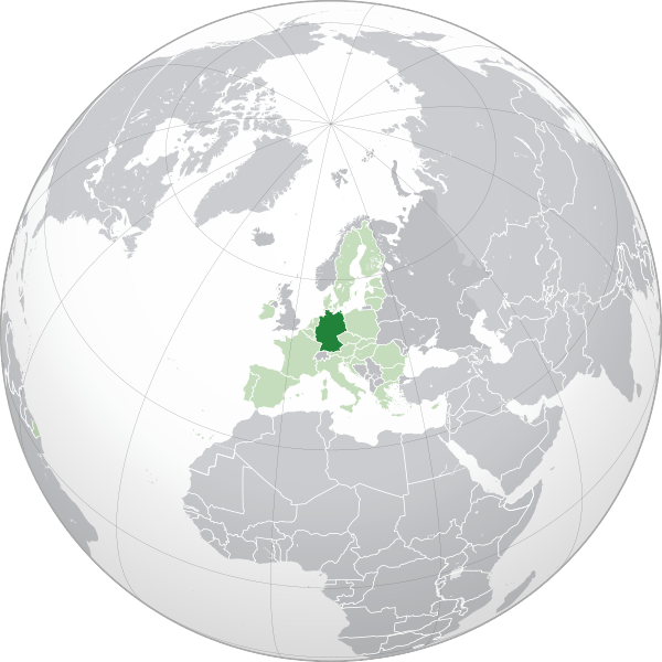 Image EUGermany (orthographic projection)