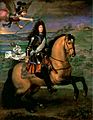Equestrian portrait louis xiv 1692
