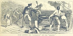 Fight Between the Courageux and the Bellona