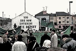 Free Derry Bloody Sunday memorial march