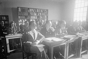 From the Services To Schoolmastering- Re-training at Goldsmith's College, London University, Nottingham, England, 1944 D22756