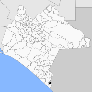 Municipality of Frontera Hidalgo in Chiapas