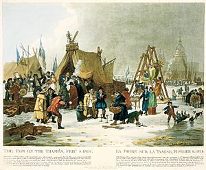 Frost Fair of 1814 by Luke Clenell