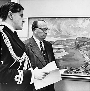 Governor General Lord Cobham at the Kelliher art exhibition
