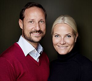 HRH Haakon & Mette-Marit of Norway 2014-10-07 001