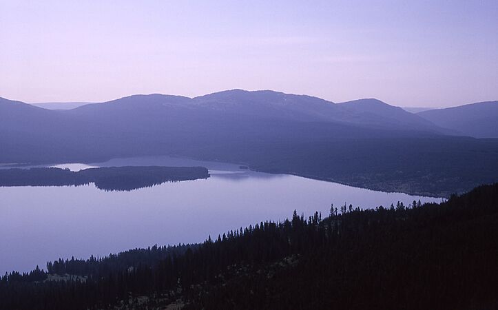 HeartLakeFromMountSheridanYNP1965