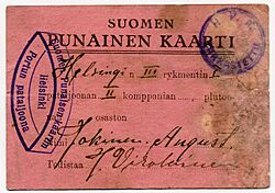 Helsinki Red Guard ID 1918
