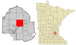 Location of Plymouthwithin Hennepin County, Minnesota