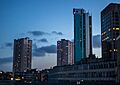 Holloway Circus at dusk