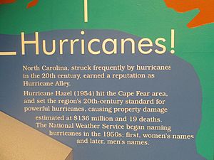 Hurricanes! exhibit at Cape Fear Museum IMG 4397