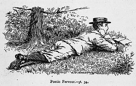 Illustrations by K. M. Skeaping for the Holiday Prize by E. D. Adams-pg-034-Poetic Fervour