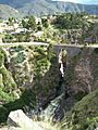 Bridge near Chivay known as the Inca Bridge