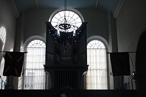 Interior, including organ, Canongate Kirk