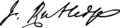 John Rutledge sig