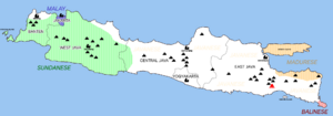 Language map of java