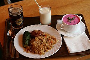 Latvian dinner