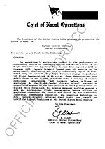 Legion of Merit, Patrick Driscoll CO Blue Angels