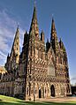 Lichfield Cathedral Feb West Front