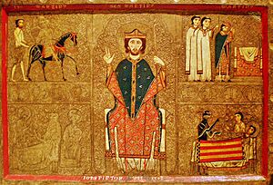 MNAC.Barcelona - Romànic. Frontal de San Martín de Chía (Ribagorza, Huesca)