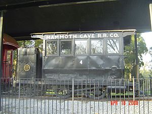 Mammoth Cave Railroad dummy steam engine
