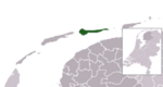 Location of Ameland